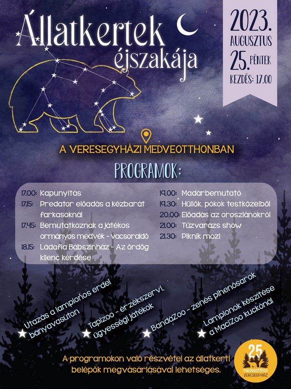 Állatkertek éjszakája